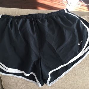 Black XL Nike running shorts